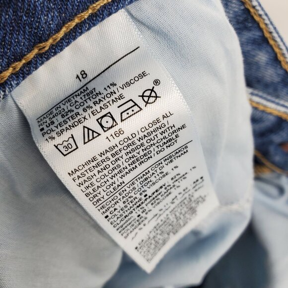 Old Navy Higher High Rise Flare Women's Wide Leg Denim Jeans Size 18 - Picture 5 of 9